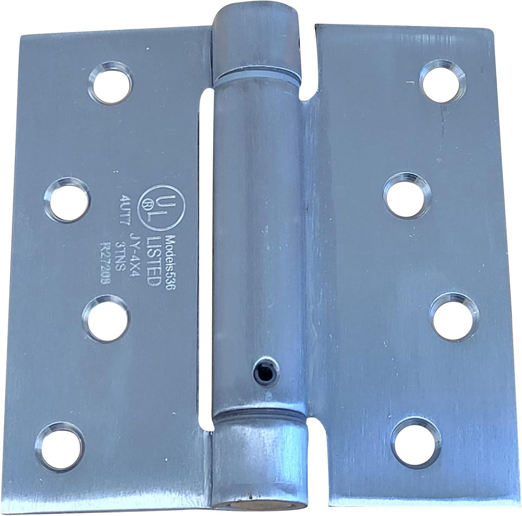 Hinge Outlet Stainless Steel Spring Hinge - 4 Inch Square - Highly Rust Resistant - 12 Pack