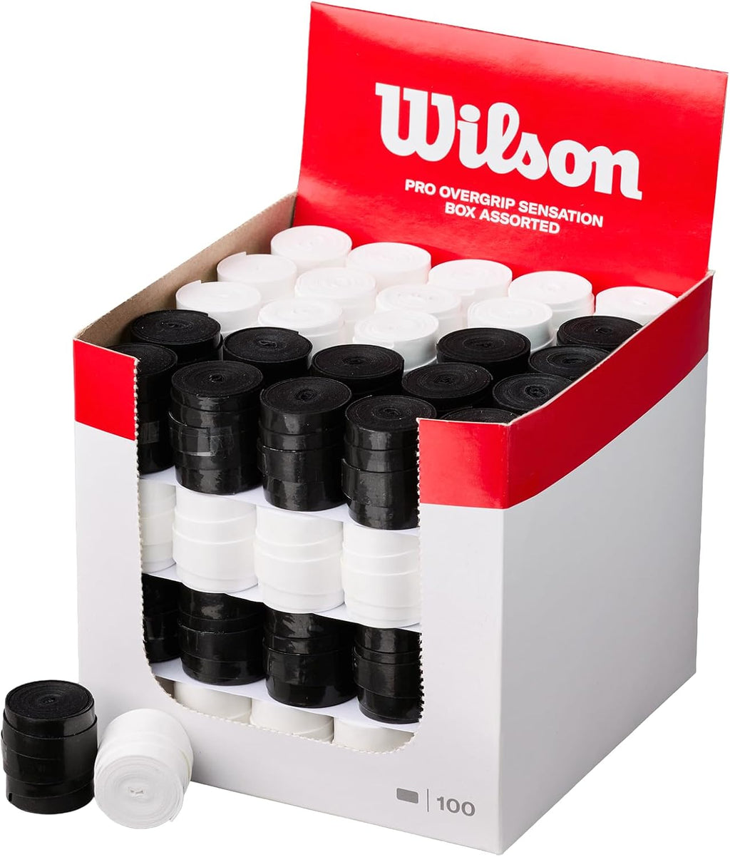 Wison Pro Overgrip Sensation 100 Pack - Black/White