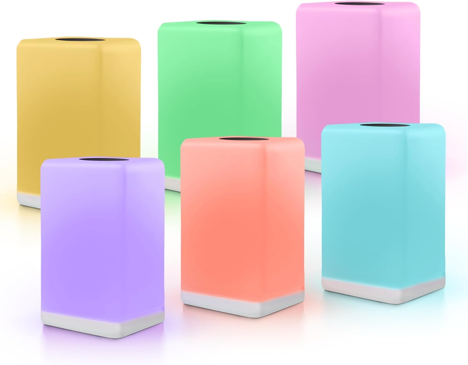 Friendship Lamp FriendLi by Filimin - Subscription Required Wi-Fi LED Light for Long Distance Touch Lamp, Present for Best Friend, Relationship, Family, Unique Gifts, Easy App Setup - Set of 6