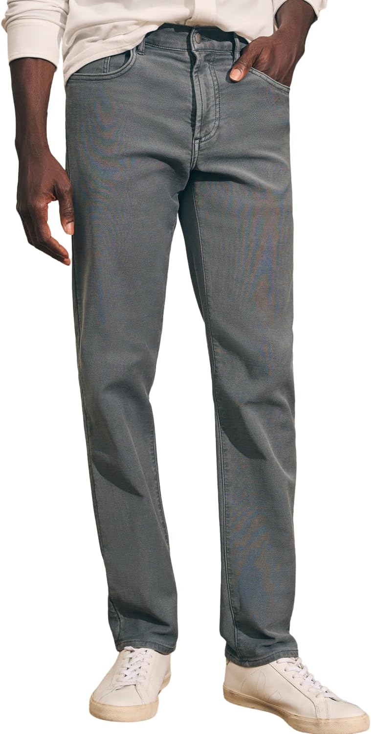 Faherty Men's Stretch Terry 5 Pocket Pant