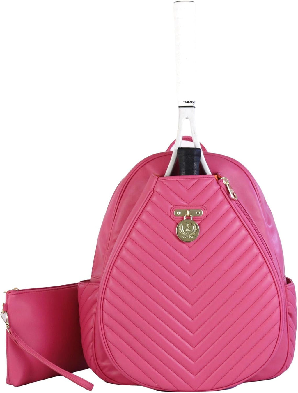 Court Couture Monaco Chevron Peony Tennis/Pickleball Backpack