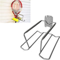 Wall Mounted Metal Tennis Racket Holder, Sports Equipment Organizer, Sports Storage Station, for Badminton/Tennis/pingpong Racquet Holder, Grey