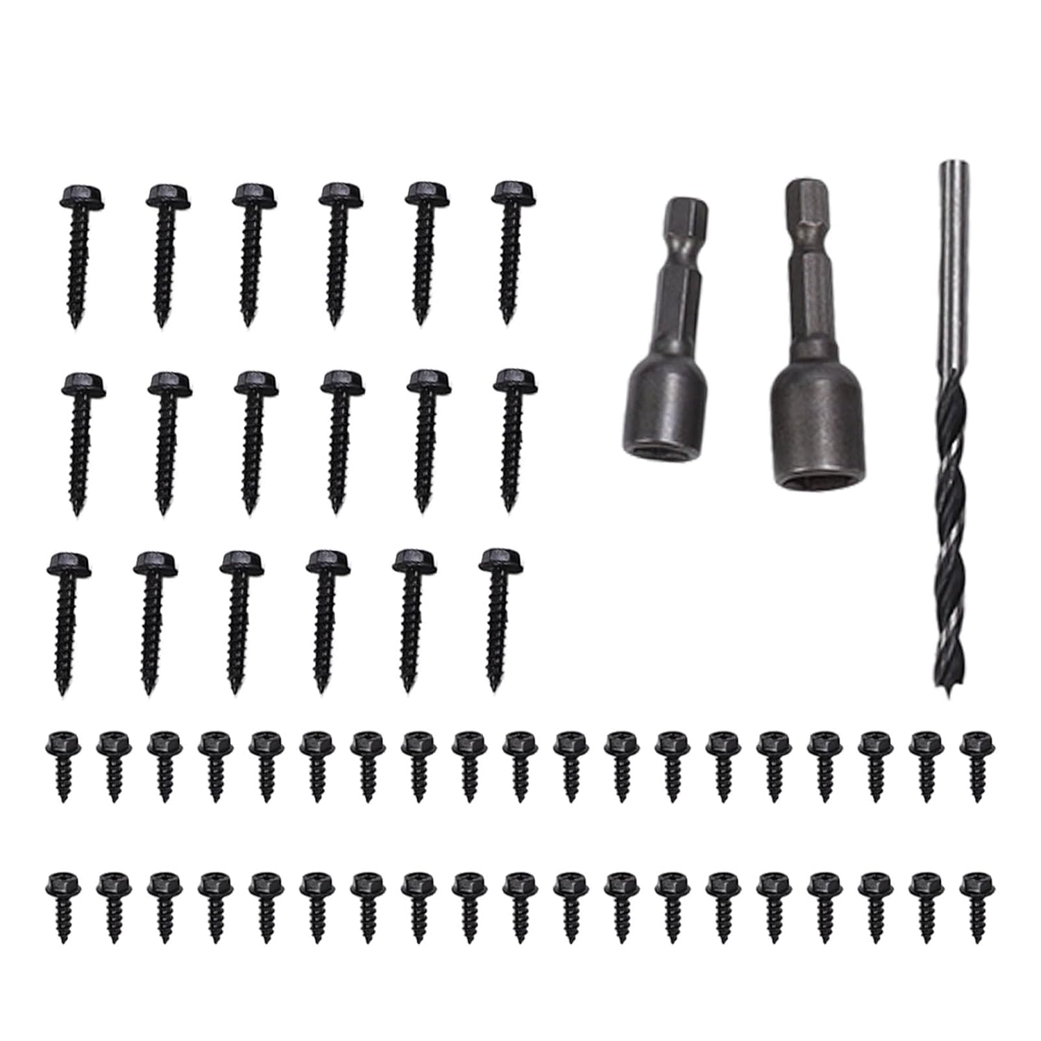 Fence Post Repair Kit, 6pcs High Strength Steel Fence Post Anchors with Screw Accessories for Tilted Broken Wood Posts