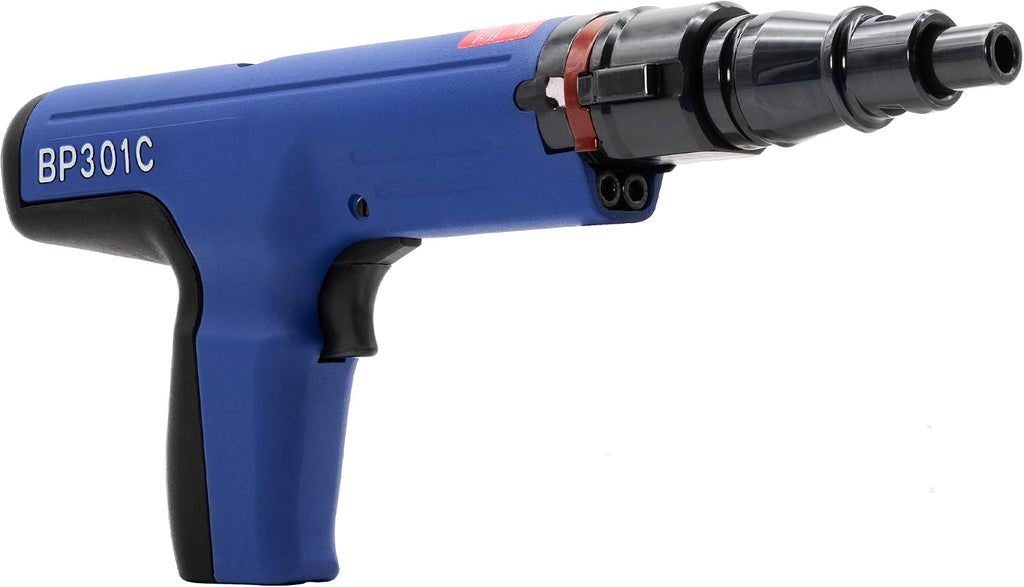 BLUEPOINT Fasteners BP-301C Semi-Automatic .27 Cal Powder Actuated Tool – Interchangeable, Versatile, Reliable & Dependable. Great for Commercial and Residential Construction