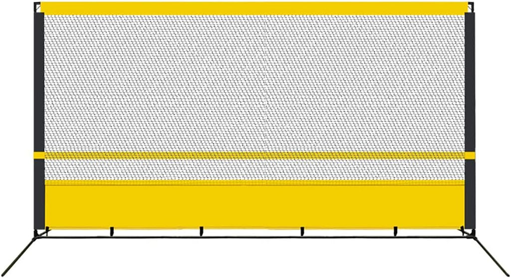 Portable Tennis Rebounder Tennis Practice Wall for Indoor & Outdoor Training Training Equipment Tennis Rebound Net (5.9x11.8ft)