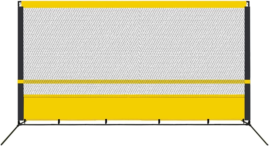 Portable Tennis Rebounder Tennis Practice Wall for Indoor & Outdoor Training Training Equipment Tennis Rebound Net (5.9x11.8ft)