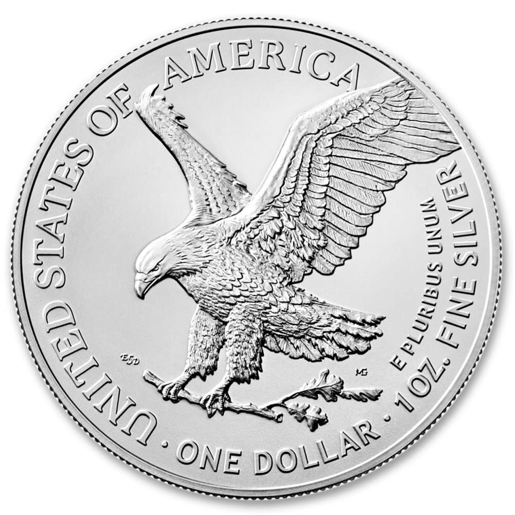 1986 Present (Random Year) Lot of (20) 1 Ounce Silver American Eagle Coins Brilliant Uncirculated (Type 1 or 2) in Original United States Mint Tube $1 Seller Mint State