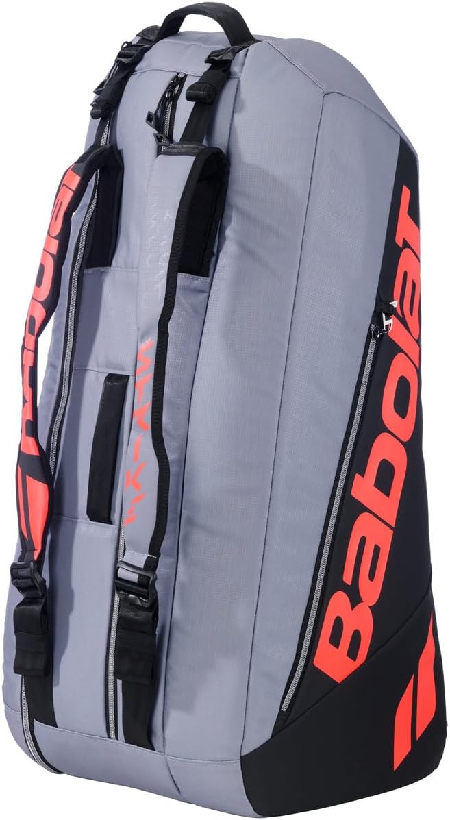Babolat Pure Strike 4th Gen Racquet Holder x6 Tennis Bag (Carbon Grey)