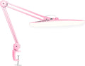 Neatfi XL 2200 Lumens 20W LED Desk Lamp with Clamp – Adjustable Color Temperature | 4-Level Dimmable Light | Home Office, Crafts & Workbench | 20-Inch Wide Head (Pink, CCT with Clamp)