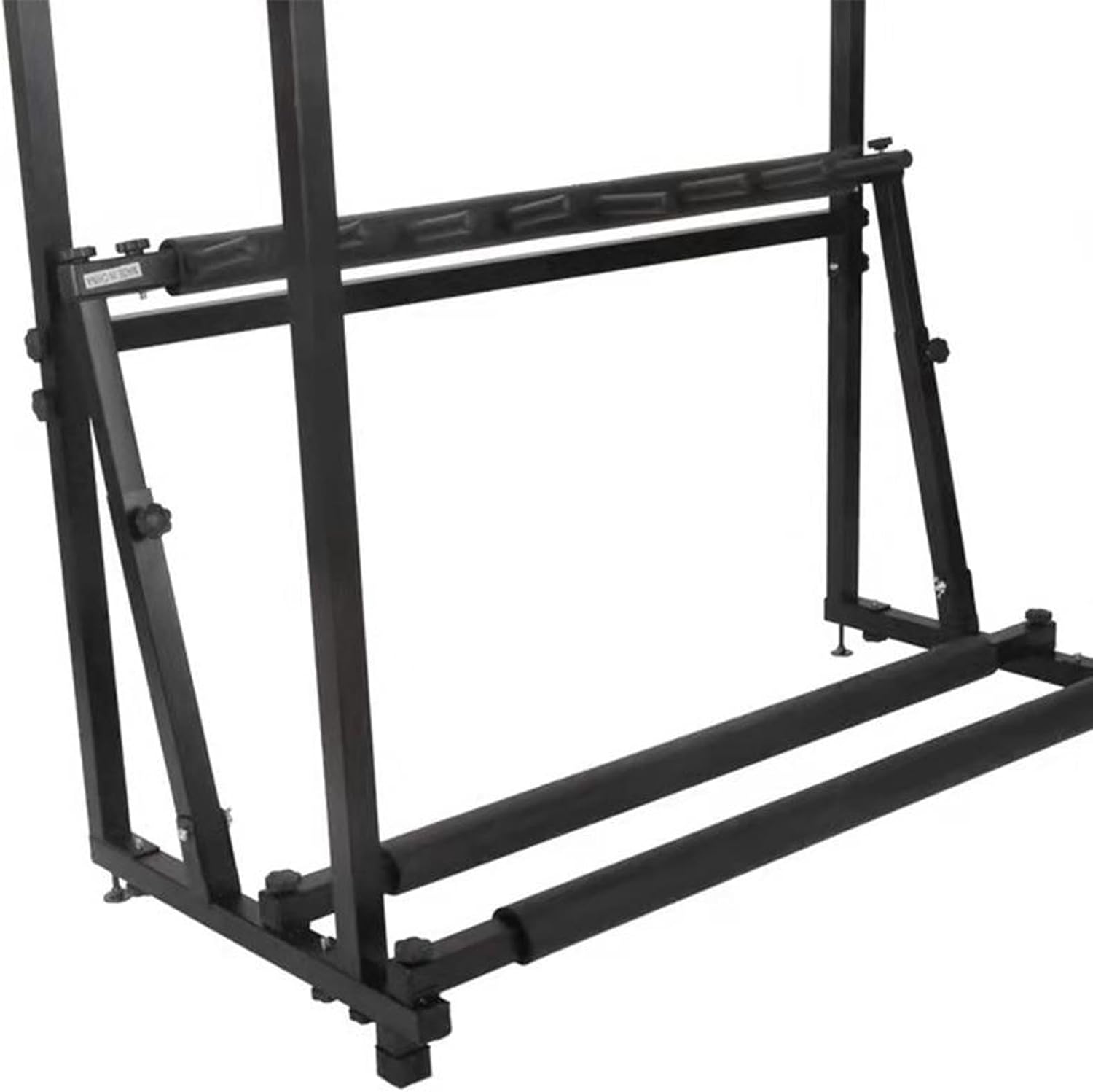REMYS Commercial Gym Exercise Ball Holder Kids Adults Tennis Racket Storage Rack Height Adjustable, Racquet Training Equipment for Garage Backyar Tennis Court, Floor-Standing Display Stand