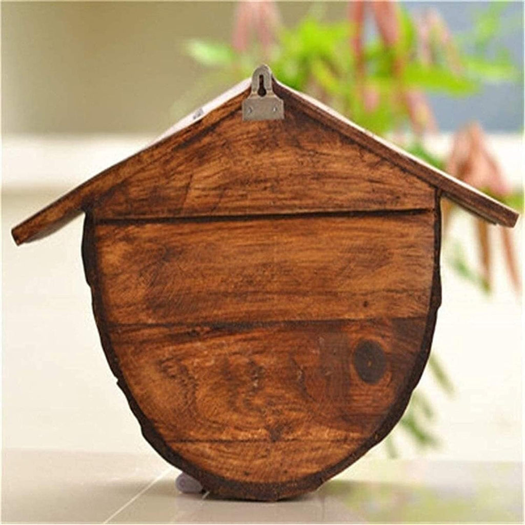Wall-Mounted Mailbox - Wooden Post Box, Mailboxes Wall Mounted, Easy to Install, Suitable for Villa, Outdoor, School, Family