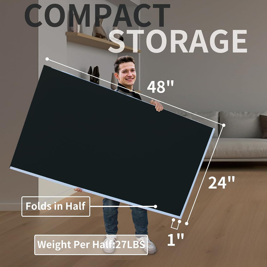 Foldable Ping Pong Table Top for Billiard Table, 6FT/7FT/8FT/9FT Table Tennis Table Topper for Pool Table, Indoor Outdoor Portable Table Tennis Conversion Top w/Net & Foam Padding