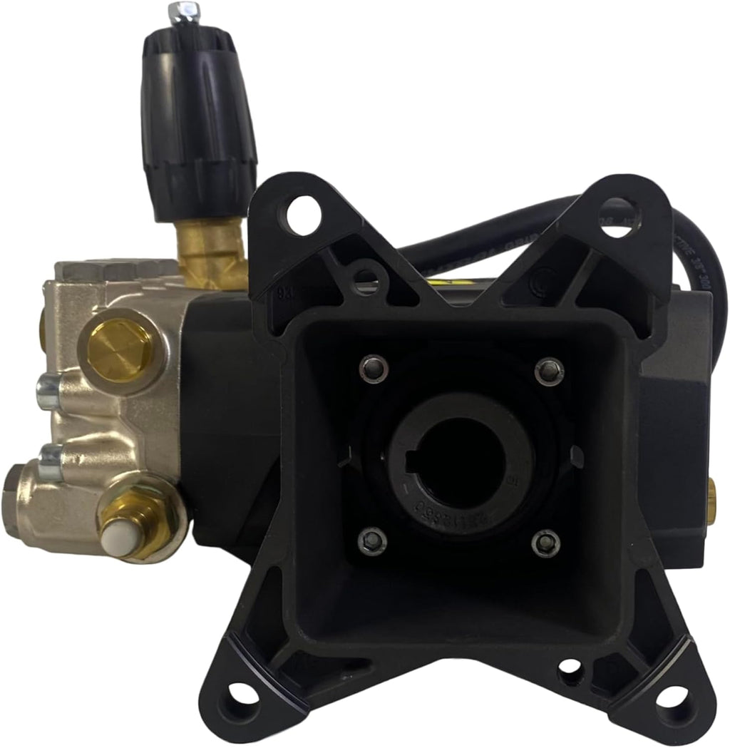 Genuine OEM Direct Drive Pressure Washer Pump 4 GPM, 4200 PSI AR SLPVV4G42-400 Viper Fully Plumbed Unloader (1' Hollow Shaft for 1' Crankshaft Engine)