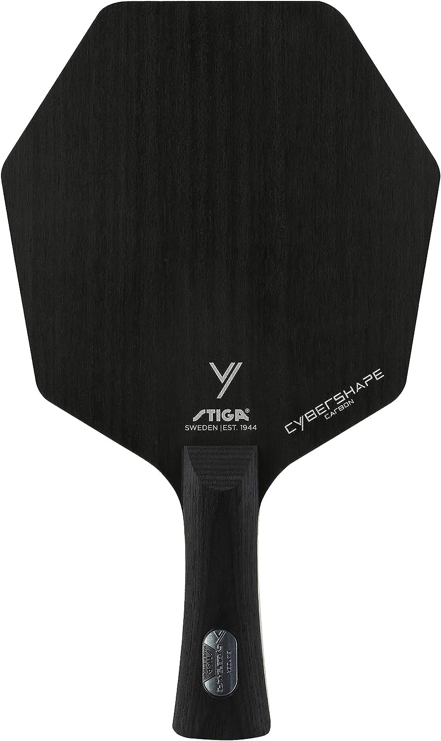 STIGA Cybershape Carbon Table Tennis Blade | Ping Pong Paddle - Unique Design for Larger Hitting Area & Increased Control - Competition Approved