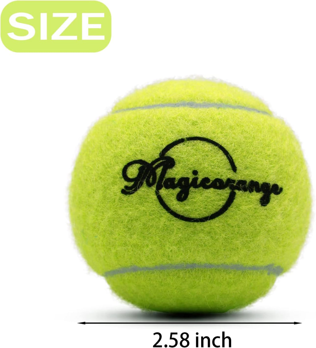 Magicorange Tennis Balls, Advanced Training Tennis Balls Practice Balls, Pet Dog Playing Balls, Come with Mesh Bag for Easy Transport, Good for Beginner Training Ball