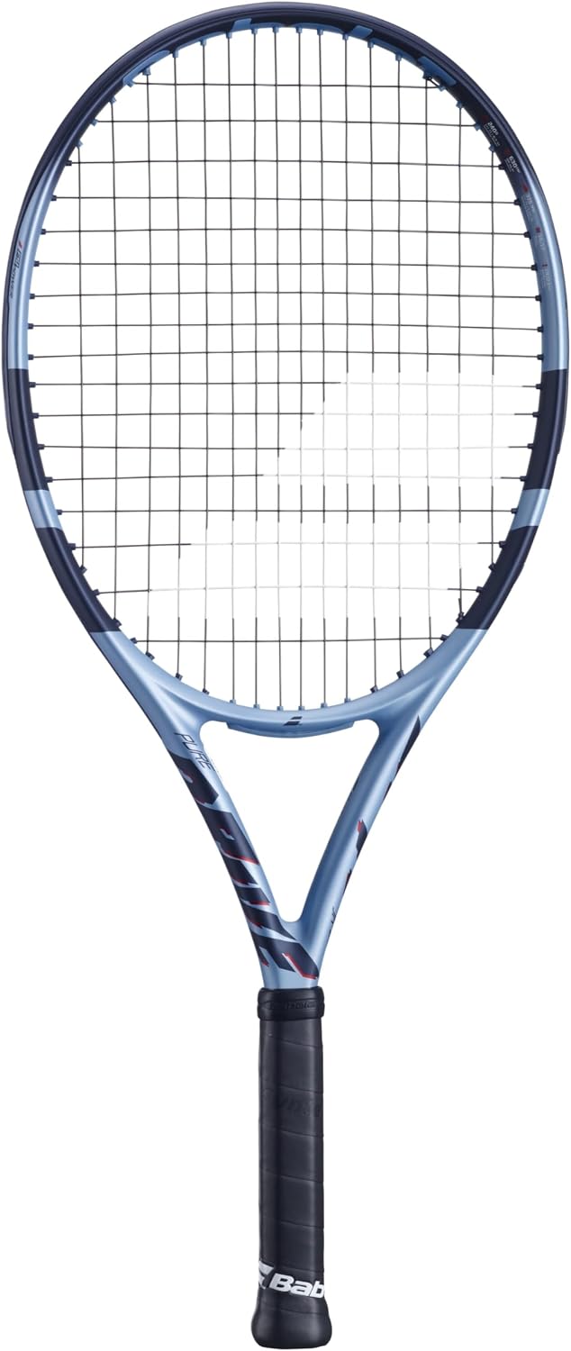 Babolat Pure Drive Junior 25 Inch 11th Gen Tennis Racquet (Dark Blue/Black) with Optional Accessories