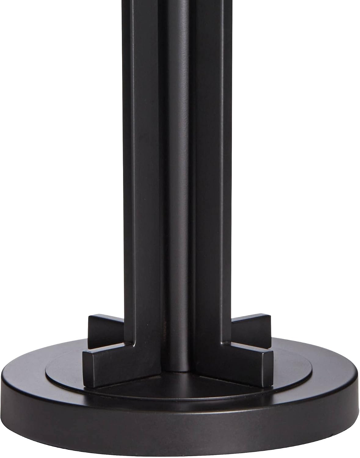 Franklin Iron Works Idira Modern Industrial Table Lamp with Dimmer and USB Charging Port 31 1/2' Tall Black Metal White Drum Shade Decor for Living Room Bedroom House Bedside Nightstand Home Office