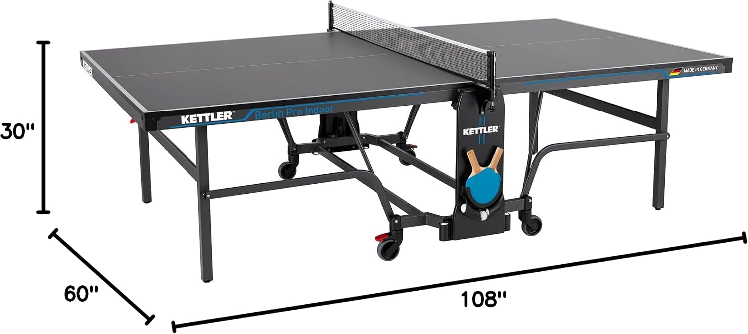 KETTLER Berlin Pro Indoor Table Tennis Table