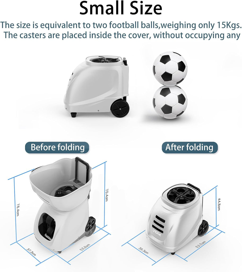 PT-MAX C Professional Smart Tennis Ball Machine | APP Controlled 28-Point Programming | 5-7Hr Ultra Battery | 20-140km/h Variable Speed | 150 Ball Capacity | Portable Training Solution