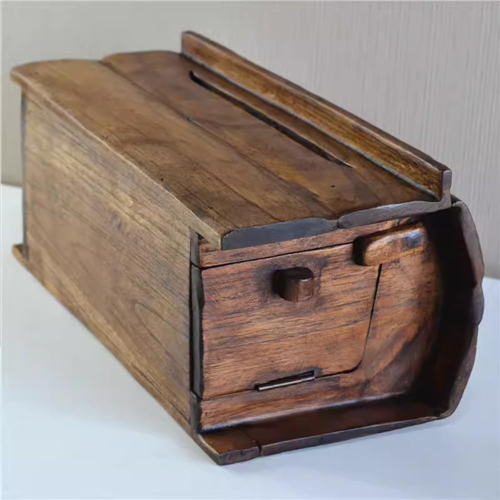 Wooden Outdoor Mailbox Wall Mounted Newspaper Letter Box Creative Post Box Home Company Garden Decor Mailbox