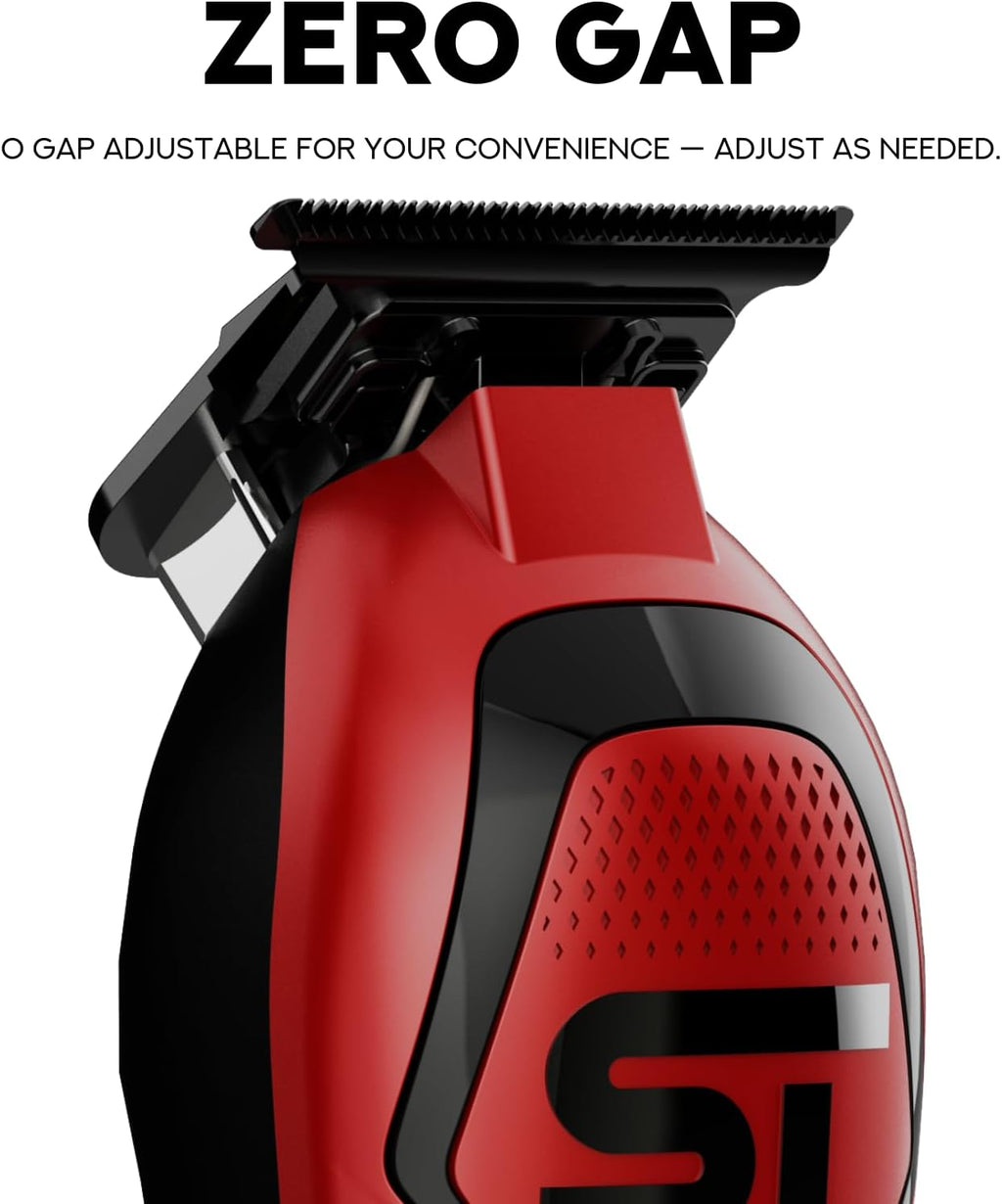 Supreme Trimmer Darkstar 72 Trimmer ST700 with Magnetic Vector Motor | 180 Min Run Time, 9000 RPM Barber Hair Trimmer | Low Noise, Professional Beard Trimmer DLC Blades