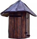 Wooden Cabin Mailbox,Small Mailboxes,Post-Mount Mailbox,Outdoor Rainproof Letter Box,Wall-Mount Mailbox,Mailboxes for Outside,for Home Bar House Decor 1pc