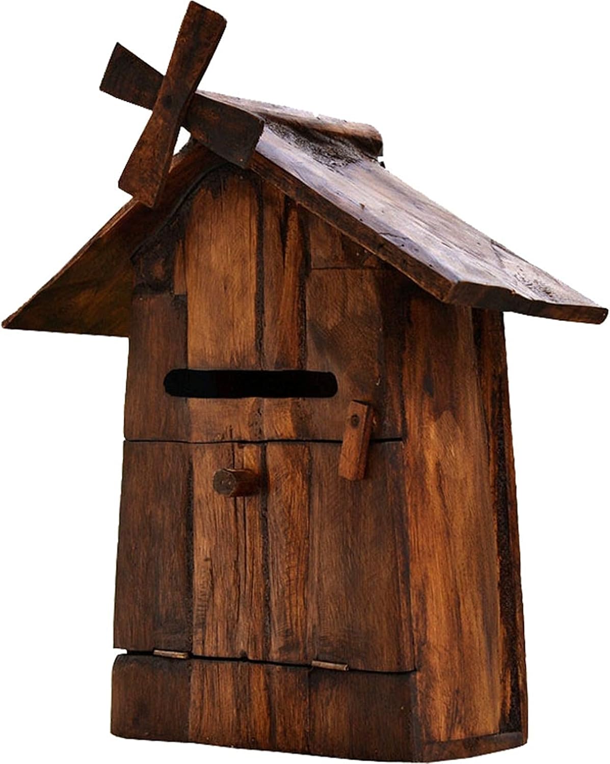 PostBoxes Outside Mailboxes Classic Retro Wooden Suggestion Box Modern House Mail Box 14x35x34cm