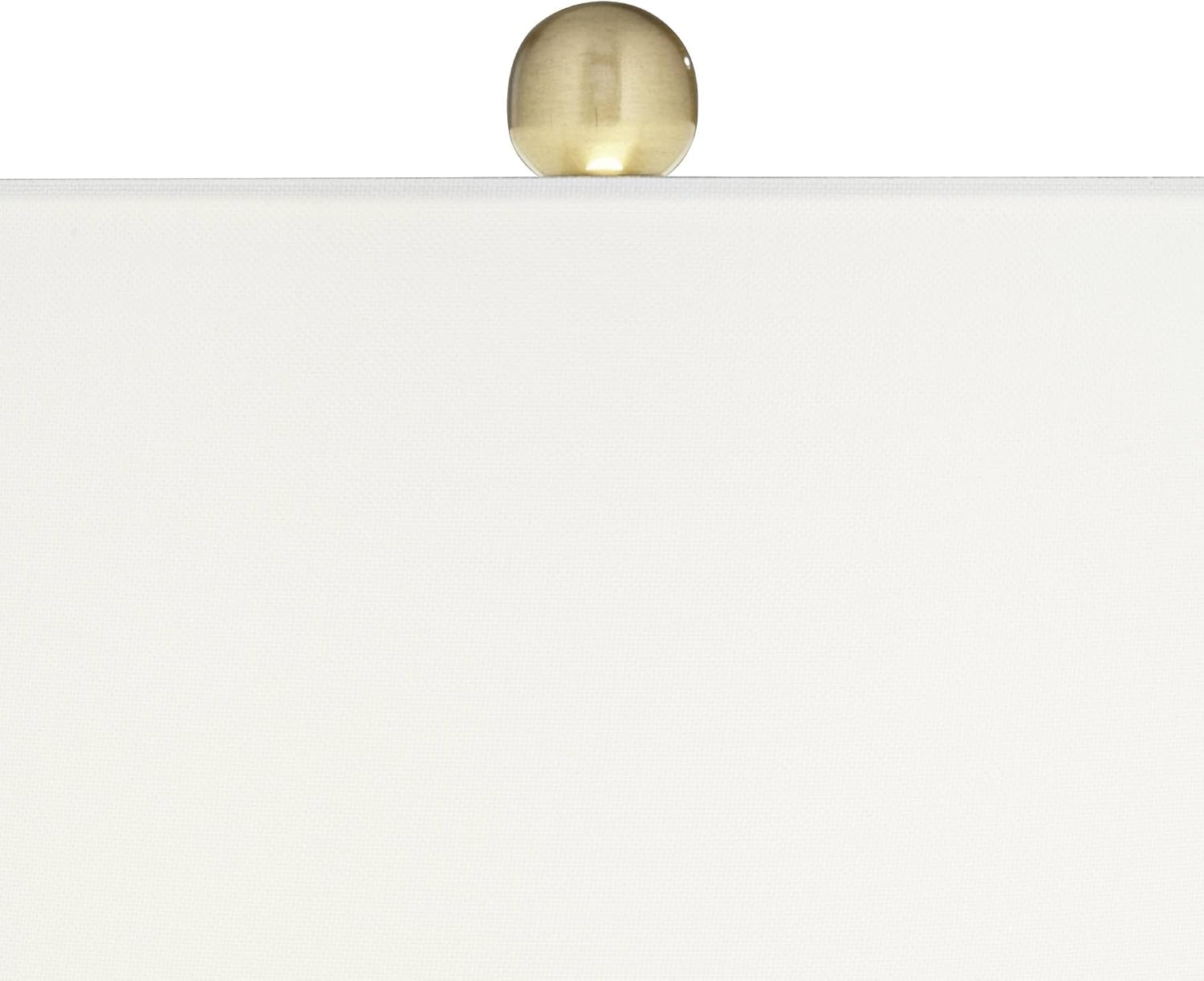 360 Lighting 26' High Mid Century Modern Coastal Luxury Table Lamp White Gold Ceramic Metal Single Fabric Shade Living Room Bedroom Bedside Nightstand House Office Home Reading Kitchen Entryway