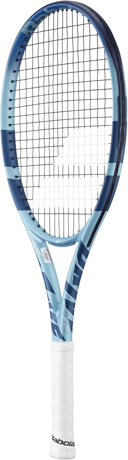 Babolat Pure Drive Junior 26 Inch 11th Gen Tennis Racquet (Light Blue/White) with Optional Accessories
