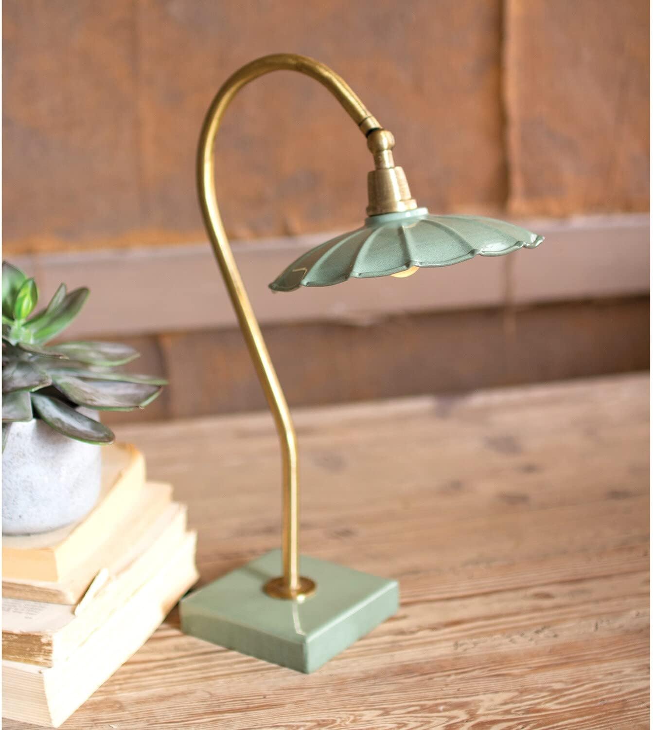 Kalalou NDE1368 Transitional Table Lamp in Bronze/Dark Finish, 7.50 inches