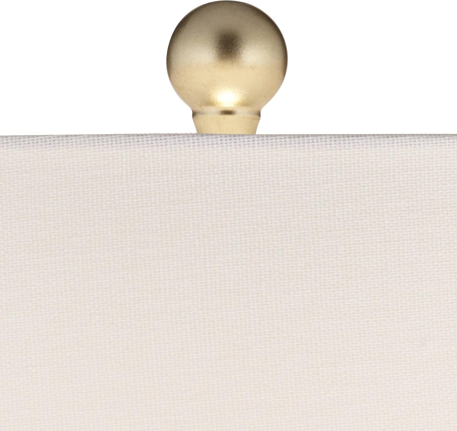 360 Lighting Nesbit 25' High Mid Century Modern Table Lamps Set of 2 USB Port White Gold Ceramic Metal Fabric Shade Living Room Charging Bedroom Bedside Nightstand House Office Home Reading Kitchen
