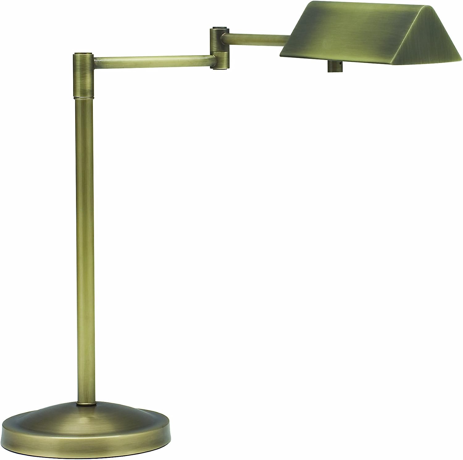 House of Troy PIN450-AB Pinnacle Collection Portable Halogen Table Lamp, Antique Brass