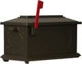 Special Lite Kingston Curbside Mailbox - Mocha Aluminum Mailbox for Post Mount - SCK-1017-MOC
