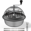 AC Infinity Bud Leaf Bowl Trimmer 16', Clear Visibility Dome with Sharp Stainless Steel Blades, for Twist Spin Cutting Leaves, Buds, Flowers, Hydroponics Plants