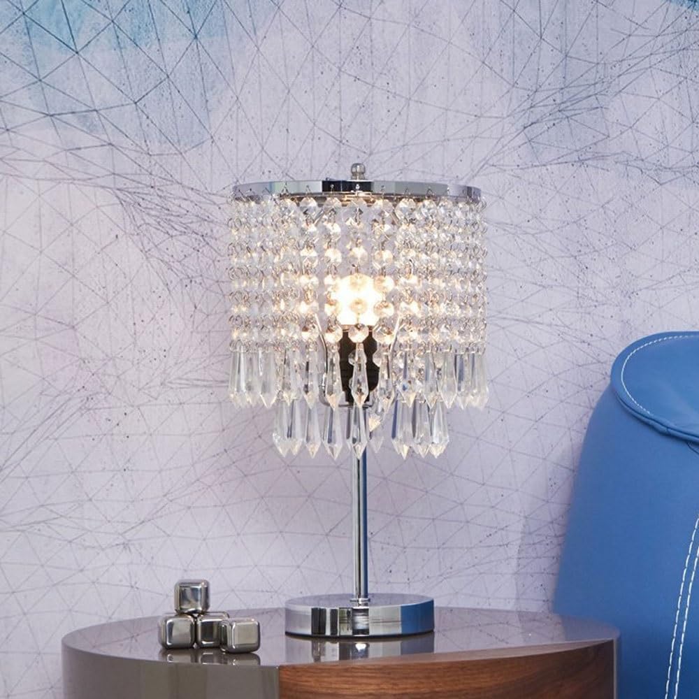 Crystal Table lamp Minimally Designed Bedroom Bedside Crystal Decorative Desk Lamp Romantic Table Lamps