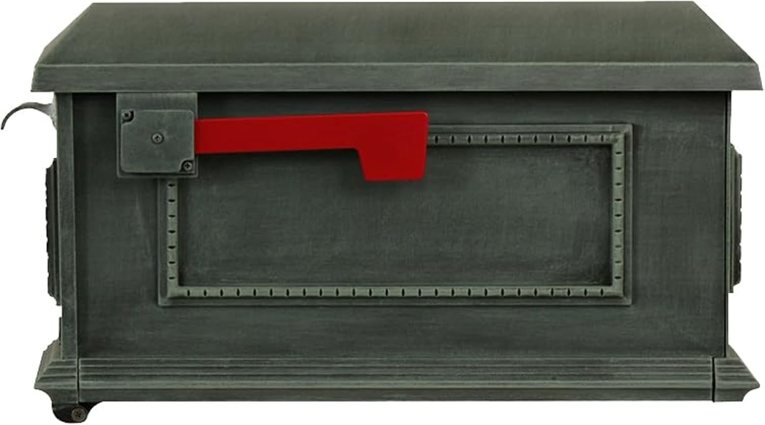 Special Lite Traditional Curbside Mailbox - Verde Green Aluminum Mailbox for Post Mount - SCT-1010-VG