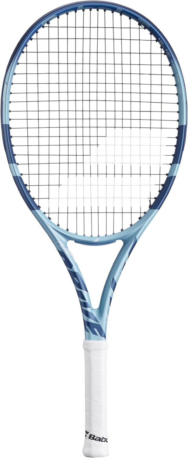 Babolat Pure Drive Junior 26 Inch 11th Gen Tennis Racquet (Light Blue/White) with Optional Accessories