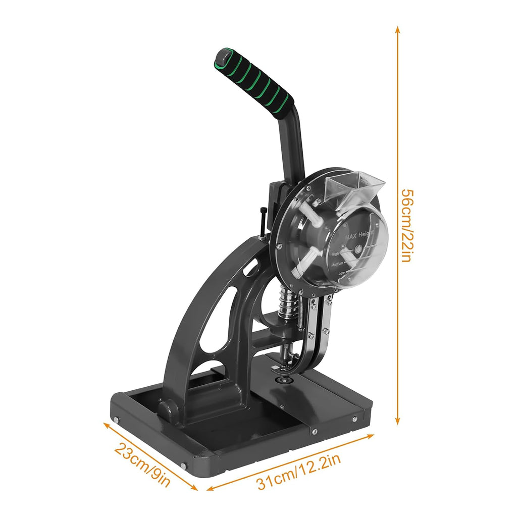 Generic Semi Automatic 8mm Tarpaulin Eyelet Press Punching Machine Eyelet Press Rivet Press for Fabric Leather Banners DIY Projects