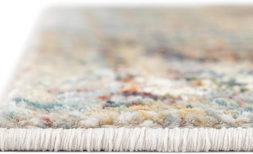Unique Loom Isabella Collection Area Rug - Adjani (7' 1' Square Ivory/Beige)