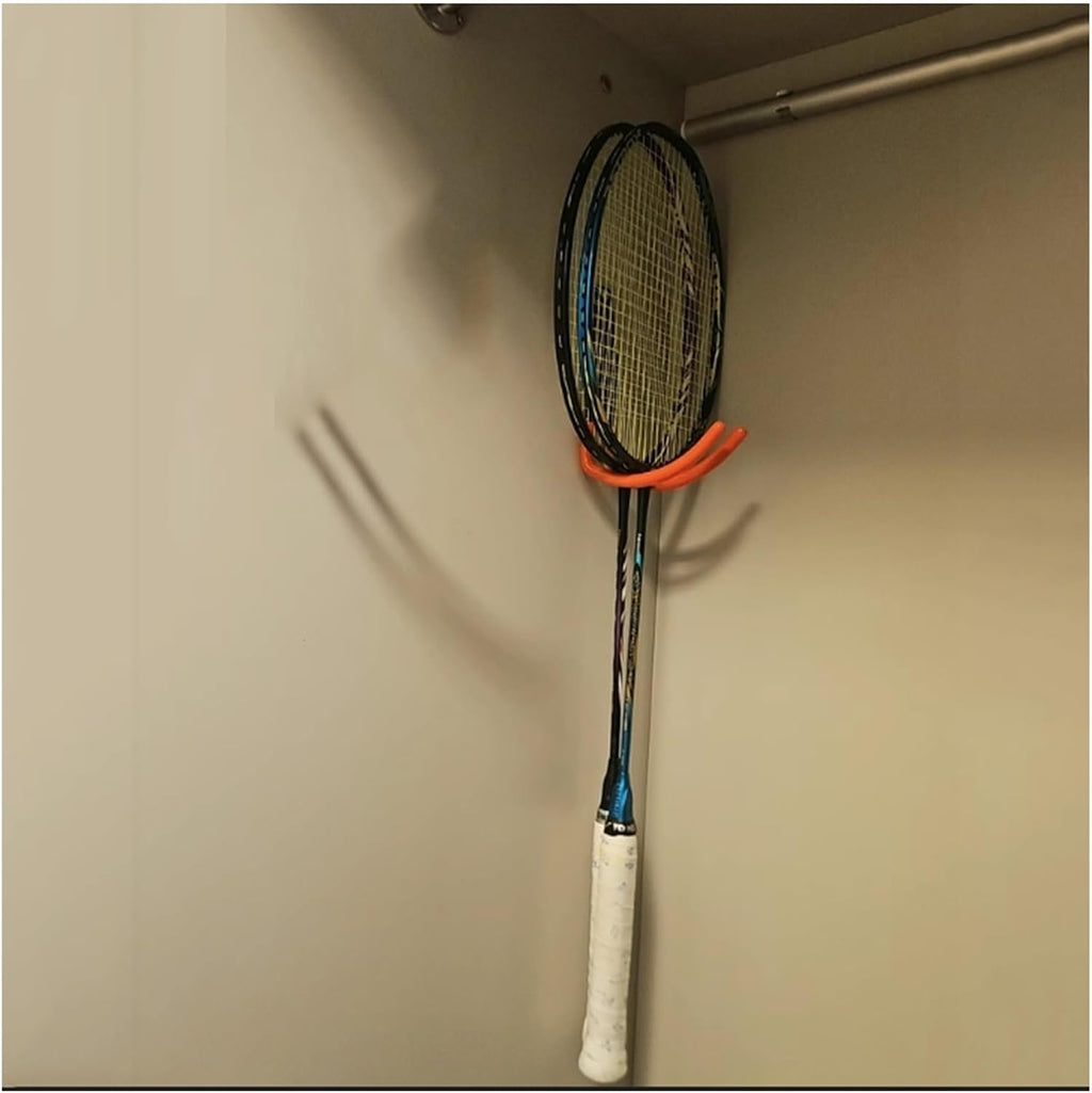 Tennis Racket Storage Rack, Wall Mounted Sports Equipment Display Holder,Badminton Racket Organizer, for Table Tennis Rackets Badminton Rackets