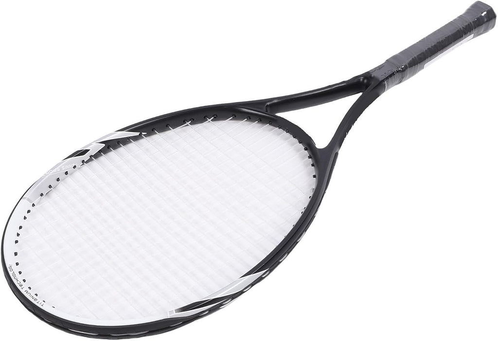 CHICIRIS Composite Material Tennis Rackets, Super Light Large Racket Face for Beginners with 3D Break Wind Ball Frame and Training Kit