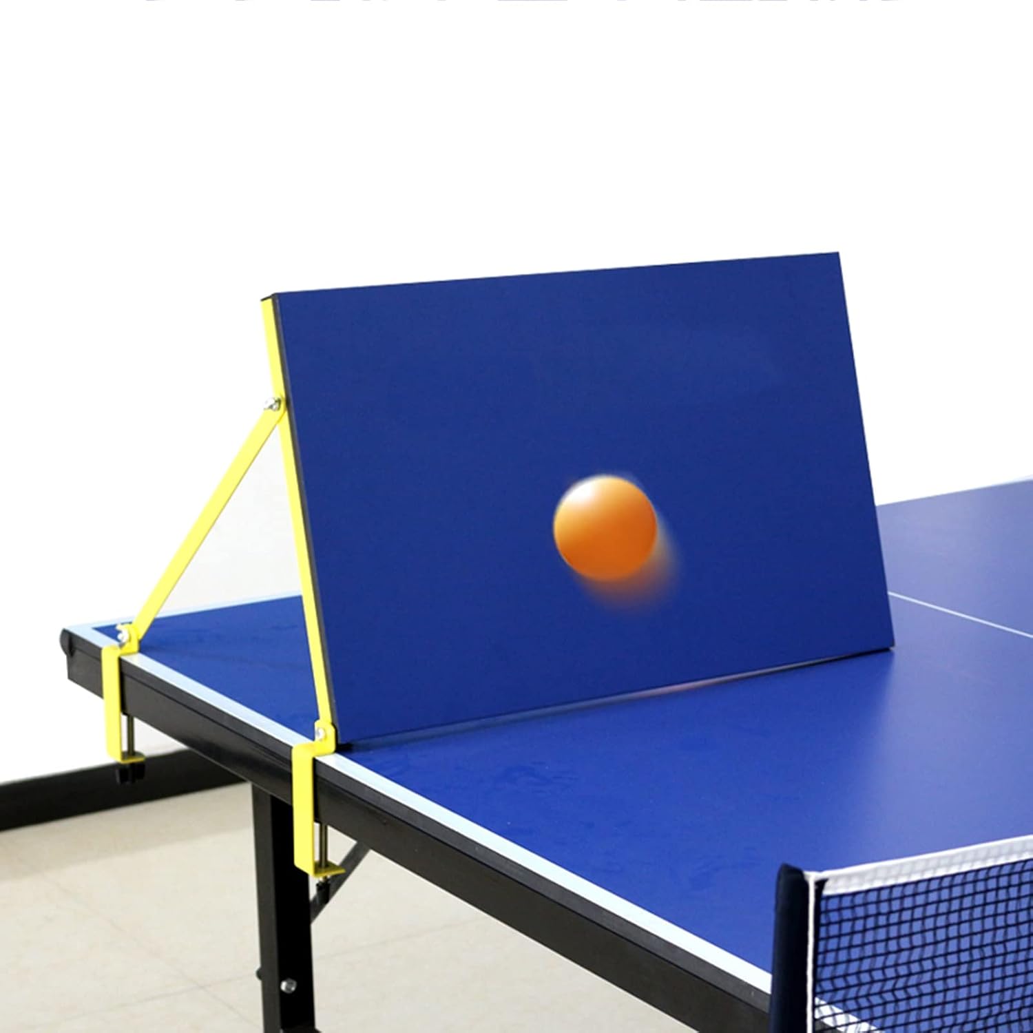 Ping Pong Return Board Trainer, Portable Table Tennis Rebound Training Device Baffle, Single Self-Study Equipment for Kids & Adult