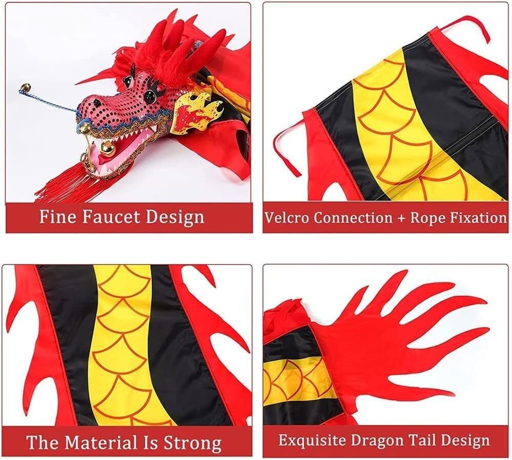 Fitness Toys Children's and Adult Fitness Sports Ribbon, 6/8/10 M Extra Long Artistic Throwing Streamer Silk Flutter Swing Dragon Dance Ribbon(B,10m/32.8ft)