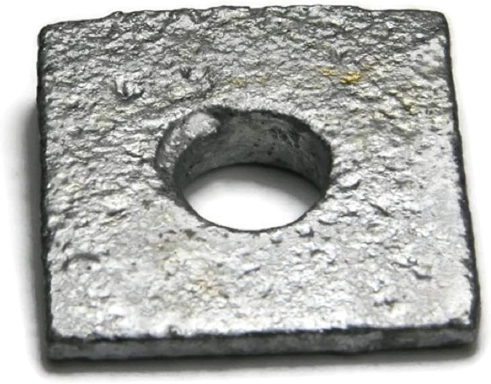 Beveled Square Washers Hot Dipped Galvanized - 1' Qty 100