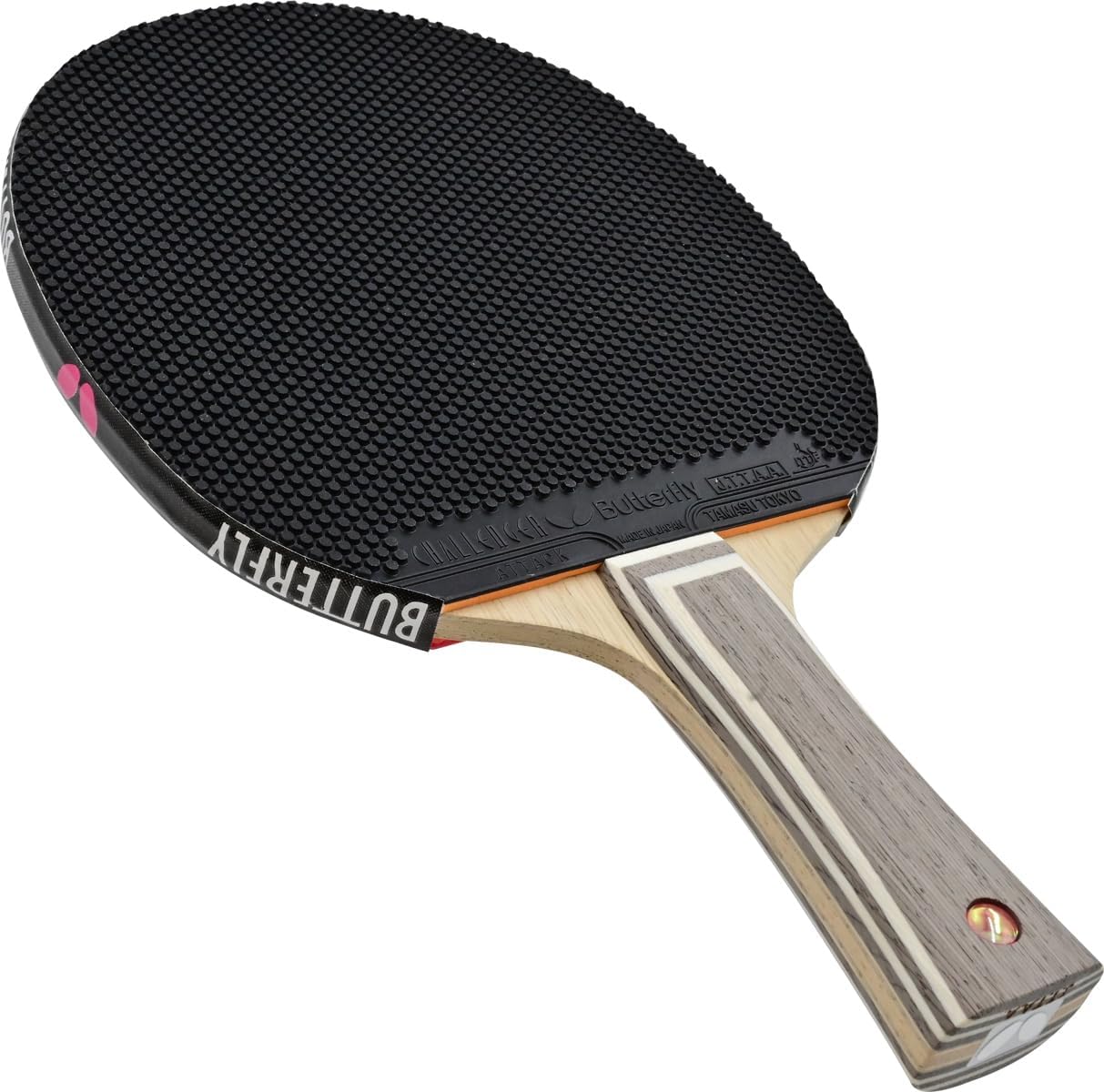 Butterfly Pip & Rip Pro-Line Table Tennis Racket - Excellent Pips-in Pips-Out Racket for Attacks & Counter-Attacks - Recommended for Aspiring Professional Players - Pro-Line Series