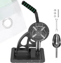 Semi-Automatic Puncher Eyelet Feeding Tool 8mm Banner Tarpaulin Eyelet Press Punching Machine Without Button Accessories for Fabric Leather Banners DIY Projects