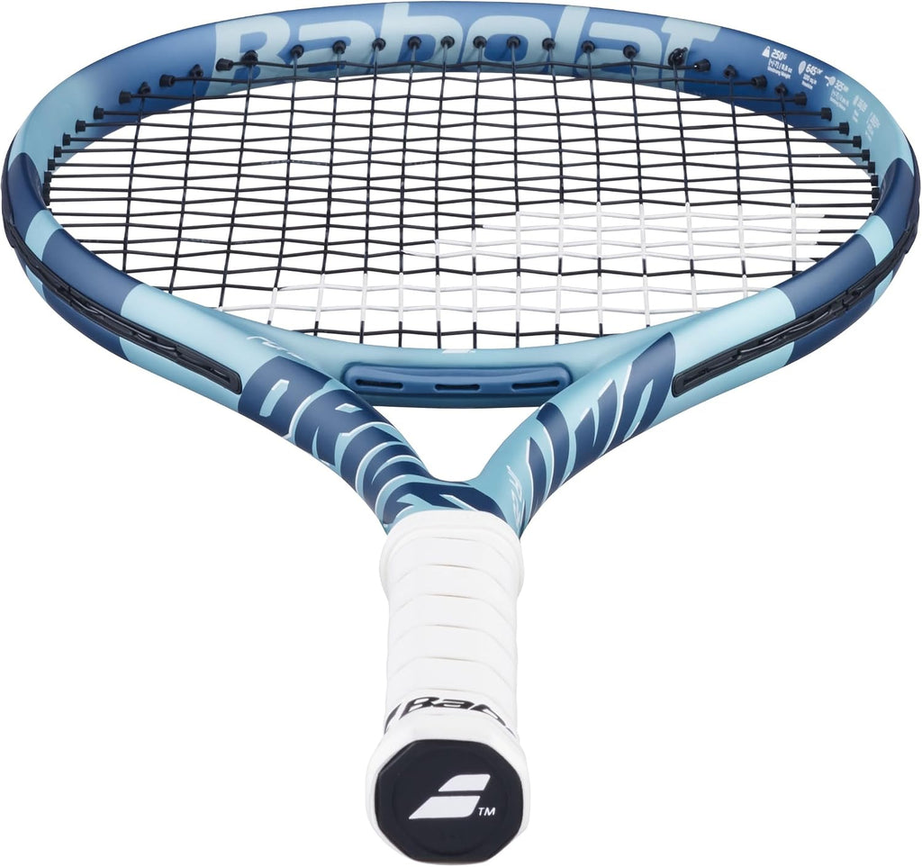 Babolat Pure Drive Junior 26 Inch 11th Gen Tennis Racquet (Light Blue/White) with Optional Accessories