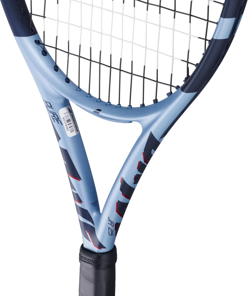 Babolat Pure Drive Junior 25 Inch 11th Gen Tennis Racquet (Dark Blue/Black) with Optional Accessories