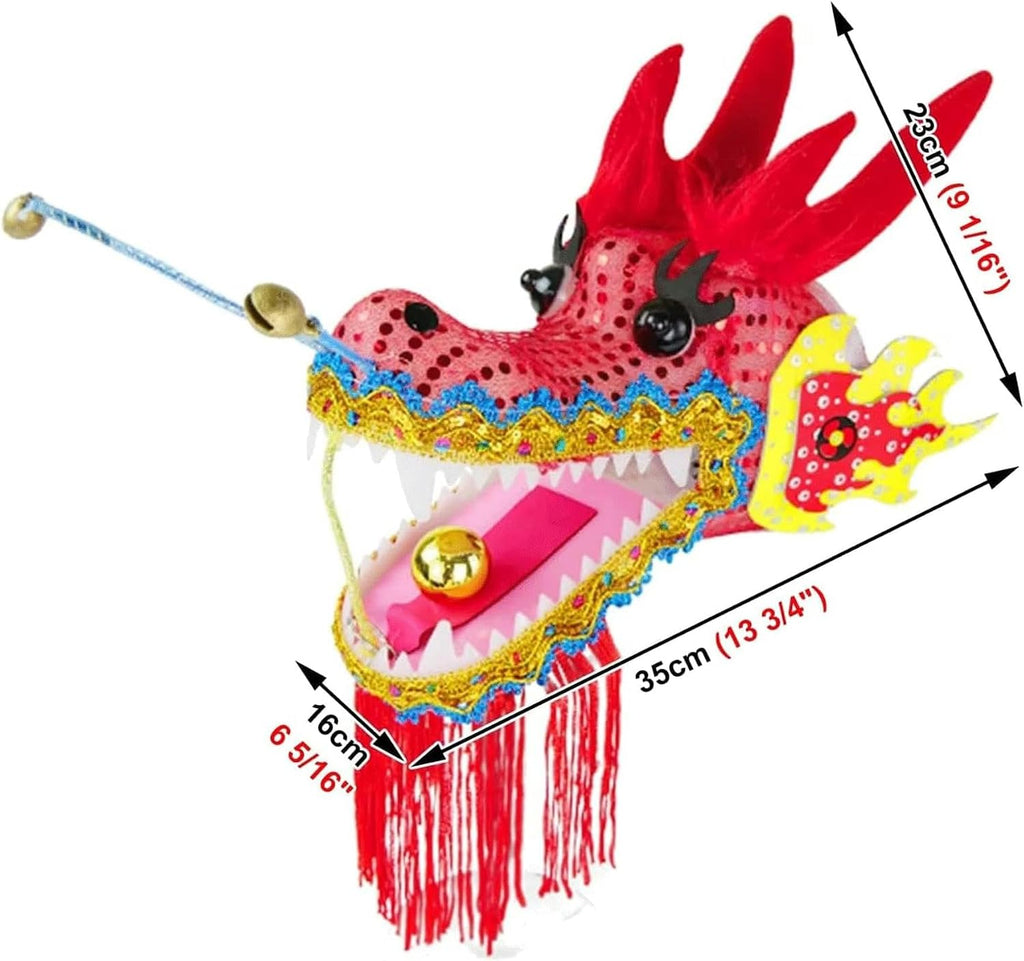 Chinese Dragon Dance 3D Dragon Dance Ribbon Slope Dragon Throw Streamer Silk-Like Flowy Chinese Dragon Ribbon Streamer + Travel Bag Interesting