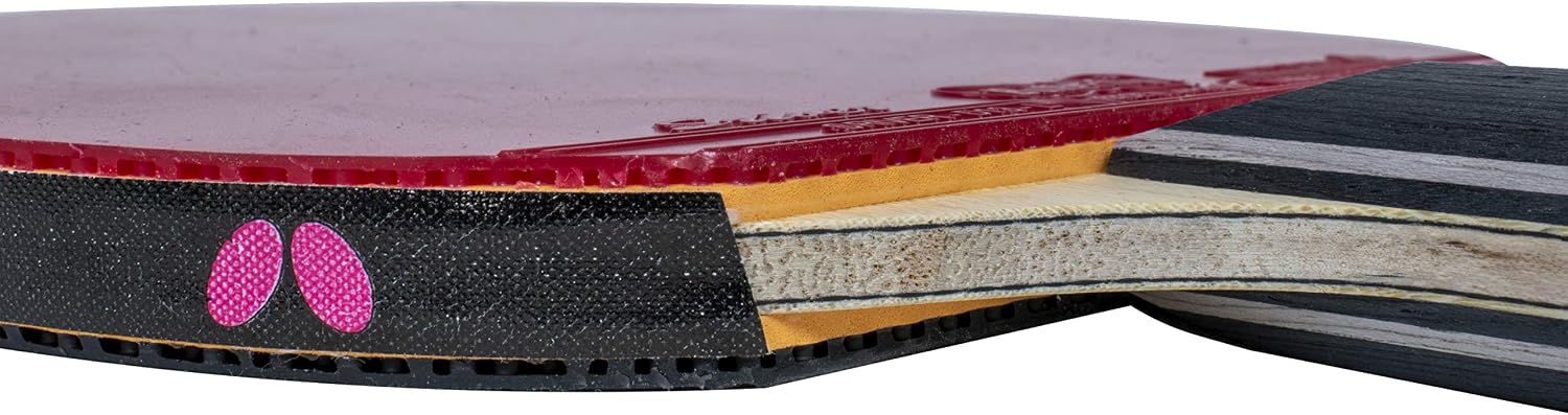 Butterfly My First Carbon Pro-Line Table Tennis Racket - Ideal for Solid, Balanced Play Featuring A Smaller Handle - Recommended for Future Champions - Pro-Line Series